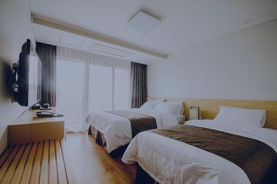 Jeju Lavender Hotel Seogwipo Exterior foto